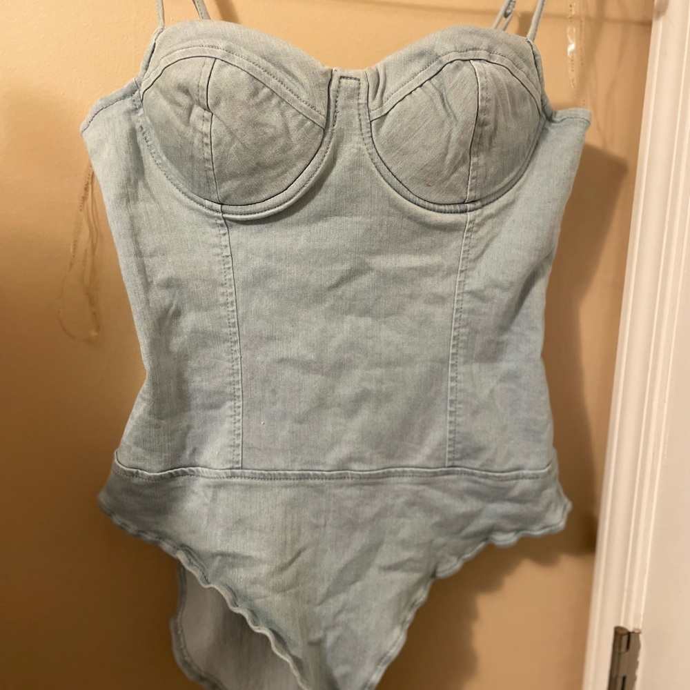 Body Suit, Baby Blue color , stylish, new